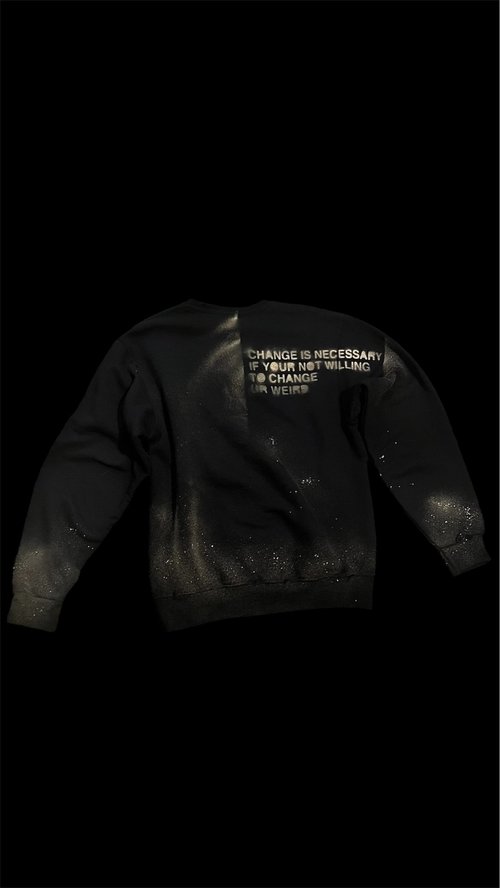 “Change” Ghost Pocket Crewneck